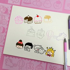 그림 모양자 4P chl0240fL, 1g