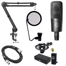 AT4040 + 5m + PO-05S + AT8700J 오디오 테크니카 콘덴서 마이크 캐논 케이블 팝