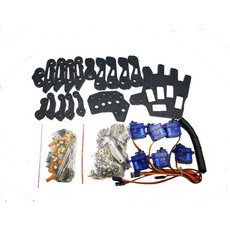 왼손 오른손 프로그래밍 로봇 프로젝트 키트 바이오닉 핸드 다섯 서보 제어 발 5 Dof, A, DIY Right hand
