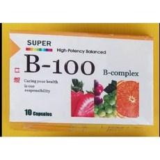 KING ELPOCAN 達日補 B-100 複合維生素 B 群 10粒裝, 1個, 達日補B（10粒）