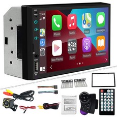 풀터치 HD 자동차 MP5 카플레이 안드로이드 오토 USB 블루투스 TF 스크린 리버스 카메라 포함 7 화면, 03 Ra-Cam-RC