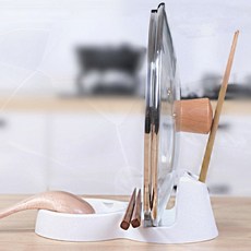 주방 국자거치대 냄비뚜껑 받침대 조리도구 걸이 멀티 주방용품, 상세페이지 참조, 1개