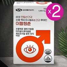 [2박스] 이팔청춘 쏘팔메토 옥타코사놀 2중기능성 전립선 건강 눈건강, 2박스
