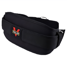 Valeo 尼龍魔鬼氈健身腰帶, 單色