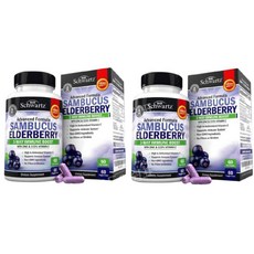 BioSchwartz Sambucus Elderberry 바이오슈왈츠 삼부커스 엘더베리 60캡슐 2통
