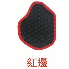 適用 雙龍 2007年後 KYRON 專用 橡膠汽車腳踏墊 防水 六角耐用踏墊, 紅邊,駕駛座 / 單片(無護板)