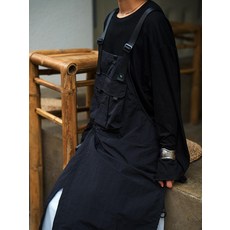 작업복 제과제빵 앞치마 목공용 바리스타 단체 플로리스트, 1개, 블랙 M