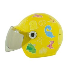FH200Y 兒童安全帽 彩繪, 小恐龍-陽光黃