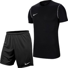 나이키 반팔티 반바지 기능성 운동복 세트 PARK 블랙 남여공용 트레이닝복 + SHP 마스크