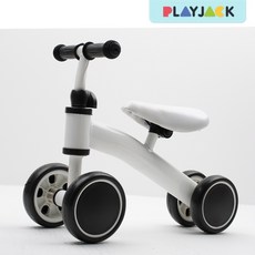 스누피 밸런스바이크 아기자전거 세발자전거, 화이트, 1개
