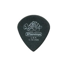 Dunlop 482R1.14 토르텍스 피치 블랙 재즈 피크 III 1.14mm 72/가방 115113, 12팩