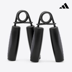 아디다스 프로페셔널 악력기 2개입 ADAC-11400NL, 블랙, 2개