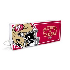 SOAR NFL LED 앰비언스 라이트 박스: 공식 라이선스 벽 장식 필라델피아 이글스로 공간을 높이세요, 샌프란시스코 포티나이너스