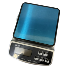 【蠟材行】多功能電子秤 蠟燭DIY廚房量秤 雙供電四種單位, 銀色, LB-07, 5kg