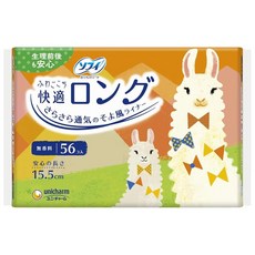 소피 푹신한 촉감 편안한 롱 향 무향 56개입