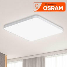 오스람 칩 LED 방등 60W LED등 거실등 전등교체 플리커프리, 주광색(흰색빛)