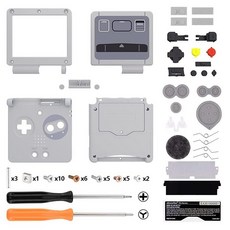 IPS Ready 업그레이드 eXtremeRate 클래식 1989GB DMG-01 스타일 맞춤형 교체 하우징 쉘 게임보이 어드밴스 SP GBA SP용 - IPS 및 표준 LCD, 클래식 SFC SNES EU 스타일