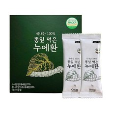뽕잎 먹은 누에환 스틱형 국내산 누에가루, 1개, 3g