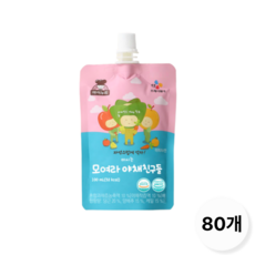 아이누리 마시는 모여라 야채친구들 주스, 100ml, 80개