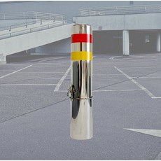 상가건물앞 보행자 차량 진입방지 매립 이동형 스테인리스 말뚝 101파이 700 규격 주차금지, 단일사이즈, 1