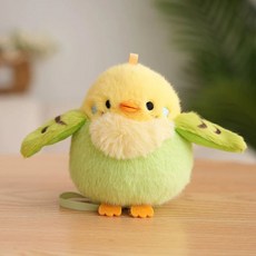 푸들인형 강아지 애착 리얼펫 진짜같은 인형, 1개, A. 초록 잉꼬