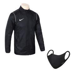 NIKE 印花休閒長袖拉鍊外套+印花時尚口罩