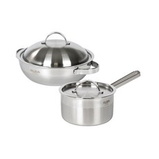 올비아 IH 통5중 스텐냄비 2종세트(편수16+전골24)