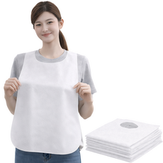 고급형 200매 부직포 식당 업소용 손님용 일회용 앞치마, 화이트, 200개