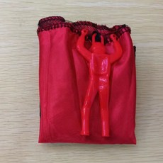 兒童手拋降落傘 戶外親子互動運動玩具, 紅色 士兵, 1個