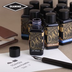 디아민 만년필 베스트셀러 일반 병 잉크 30ml, 1통, 8. Majestic Blue