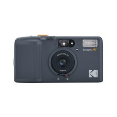 KODAK 柯達 Snapic A1 35mm 復古光學雙焦三鏡底片相機, 1個, A1-黑色