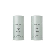 솔트 앤 스톤 데오도란트 베르가못 & 히노키 75g 2팩