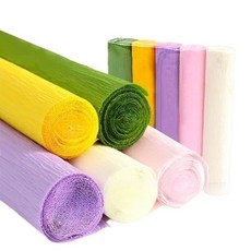 다용도 구김 주름지 크레이프 종이 250cm 50cm 5종, 마카롱