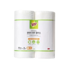 주방용 행주 2롤 위생관리 겨울 식기닦이, 1개