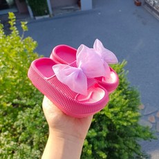 夏季兒童蝴蝶結拖鞋