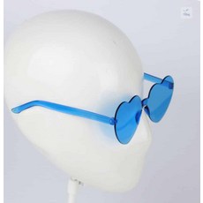 73스토어 아기선글라스 하트 선글라스 블루