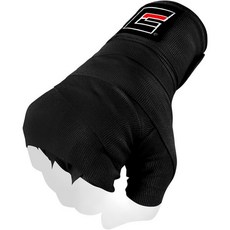 Combat Corner 복싱핸드랩 권투 붕대 배틀 코너 멕시코 프로 복싱 핸드 랩 180인치 - 주먹 보호 및 손목 지지 무에타이 종합격투기 킥복싱 무술 훈련에 적합, Black, 1개