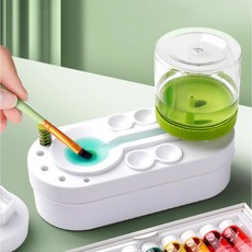 브러쉬린서 겸용 수채화 물통 물감통 고급형, 브러쉬린서 고급형