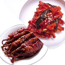 고추무침 1kg+무말랭이무침 1kg, 2개, 1kg