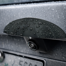 [확장형] 클리어백 후방카메라 빗물가리개 레인 쉴드 자동차 차량용 후방 햇빛 빗물 커버, 블랙