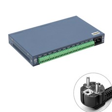 호환 Resolume M5 12포트 Artnet-SPI 픽셀 컨트롤러 제어 WS2811 WS2812 DMX512 Led 스트립 조명용, [02] EU Plug, 02 EU Plug, 1개