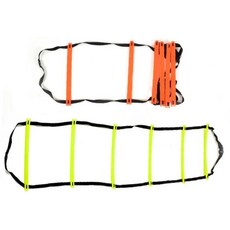 순발력 스텝 훈련용사다리 축구 트레이닝 6M 새해선물 아이장난감, 오렌지