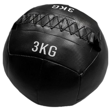 軟式藥球 爆發力訓練 籃球訓練 核心訓練 復健訓練 跳躍訓練 健身器材 重量訓練 RF39 台灣出貨, 黑色, 1個, 3kg