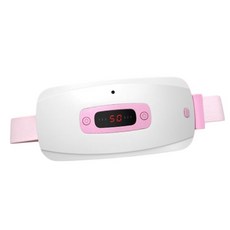 智能暖宮熱敷腰帶 充電式三段溫控震動按摩 無線輕巧男女適用, 1個, 充電式智能保暖腰帶 暖宮腰帶