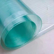 폴리카보네이트 렉산롤 3T 렉산 처마 골판 지붕, 폭1m 두께1.2mm 투명85