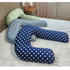 태국 라텍스J베개 본품+겉커버 J형 U형 라텍스필로우, 그린 그레이 네이비 중선택, 1개