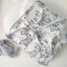 어텀31 인견 거즈 블랭킷 낮잠이불, 블루