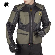 【ACOOL鞋庫文創】夏季防摔衣 重機防摔衣 慢彈CE認證護具 騎士服, 1個, 【826】墨玉綠,3XL, 墨玉綠