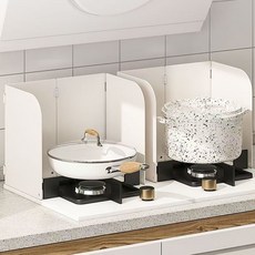 LA DERIVE 가스레인지 가림막 인덕션 가림막 기름 튀김 방지 전자레인지 가림 방수, 1개