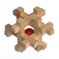 팔각퍼즐 (가두기게입) JS-1256 원목팔각퍼즐 (9cmx9cm), 1피스, 1개